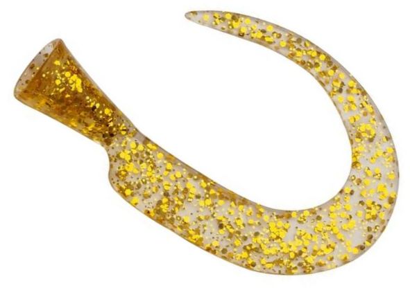 Coada De Schimb Abu Garcia McMio Spare Tail, Gold Glitter, 6.9cm