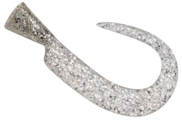Coada De Schimb Abu Garcia McMio Spare Tail, Silver Glitter, 6.9cm