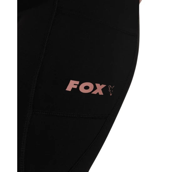 Colanti Fox Womens Black Leggings, Marime L