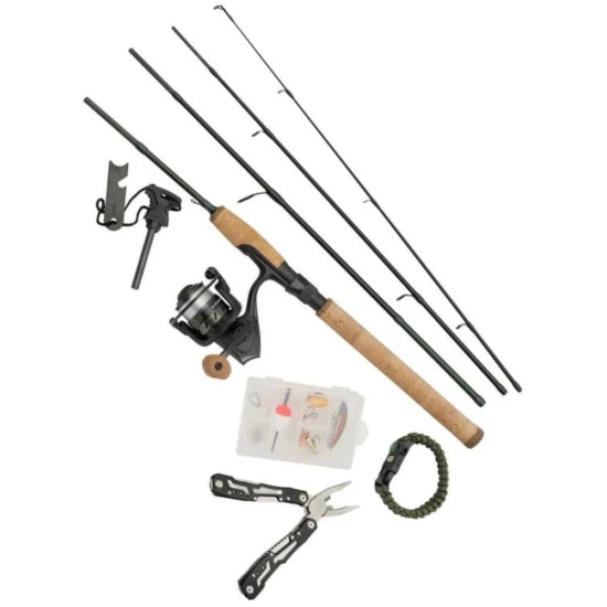 Combo Abu Garcia Diplomat Wilderness Survival L, 1.98m, 3-12g, 4seg
