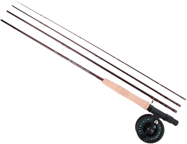 Combo Abu Garcia Diplomat Fly, 6 Line, 5-6WT, 2.70m, 4seg