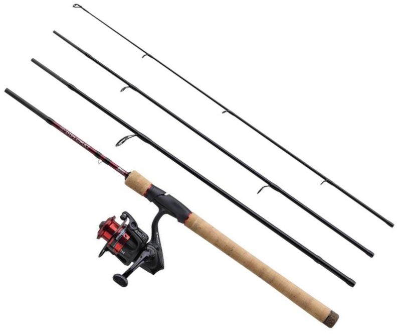 Combo Abu Garcia Diplomat V2 Travel Combo V2 804M, 10-35g, 2.44m, 4seg