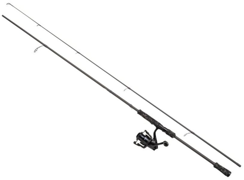 Combo Abu Garcia Max X Black Ops Spinning 762ML, 5-20g, 2.28m, 2seg