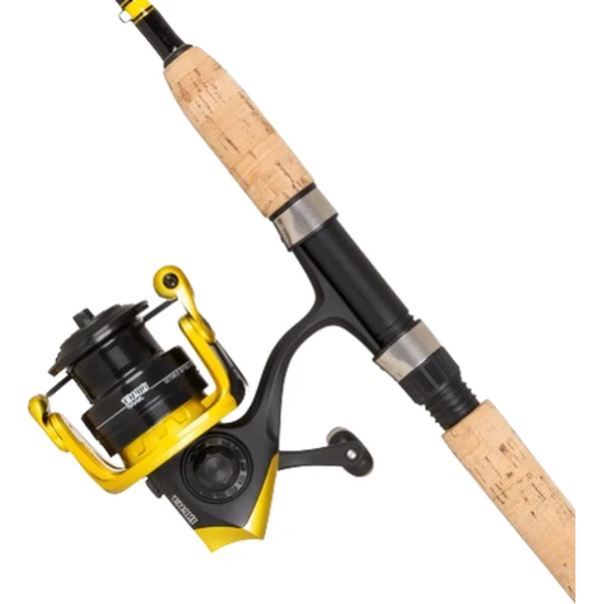 Combo Abu Garcia Revolution Impact Yellow M, 10-30g, 1.50m, 2seg