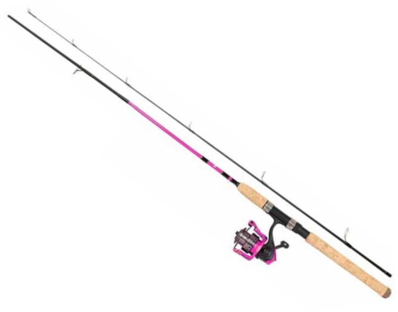 Combo Abu Garcia Revolution Pink 802ML, 8-30g, 2.40m, 2seg