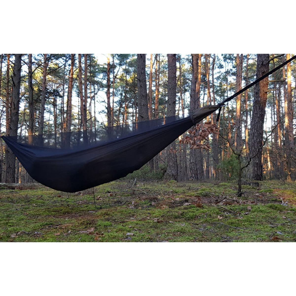 Combo Hamac Ultralight Vagabond Bushmen Dark Olive 3mx1.45m