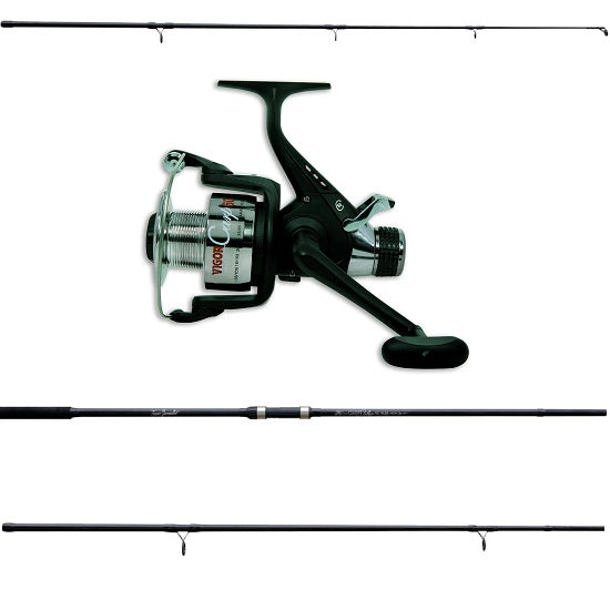 Combo Lanseta Lineaeffe Carp STALKER 3.90m 3SEG + Mulineta Vigor Carp