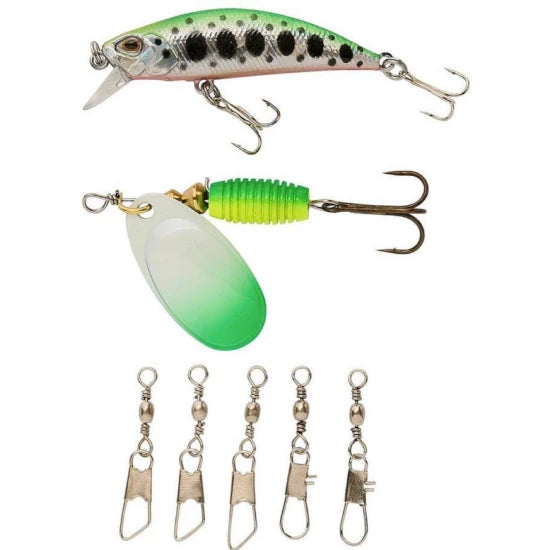 Combo Mitchell Target Ii Perch, 10-30g, 1.80m, 2seg + Mulineta 2000