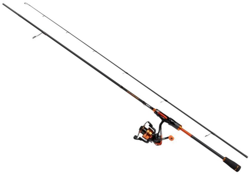 Combo Mitchell Colors MX Spinning Combo MH, Orange, 10-45g, 2.44m, 2seg