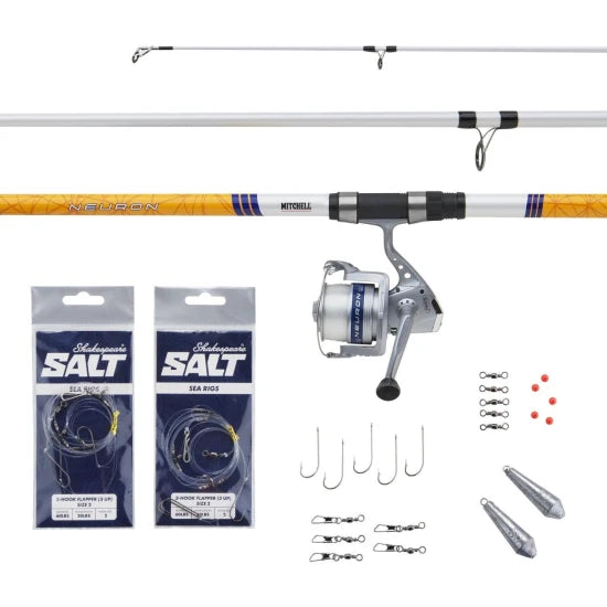 Combo Mitchell Neuron Surfcasting Mh, 100-200g, 3.60m, 3seg