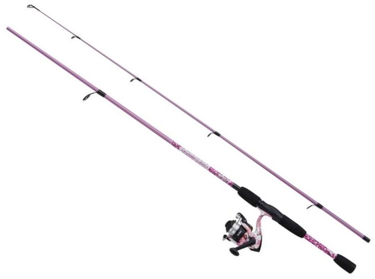 Combo Mitchell Tanager Pink Camo II Spin, 10-30g, 2.40m, 2seg