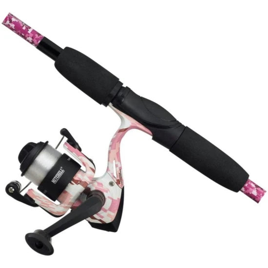 Combo Mitchell Tanager Pink Camo Ii Spin, 10-30g, 2.40m, 2seg