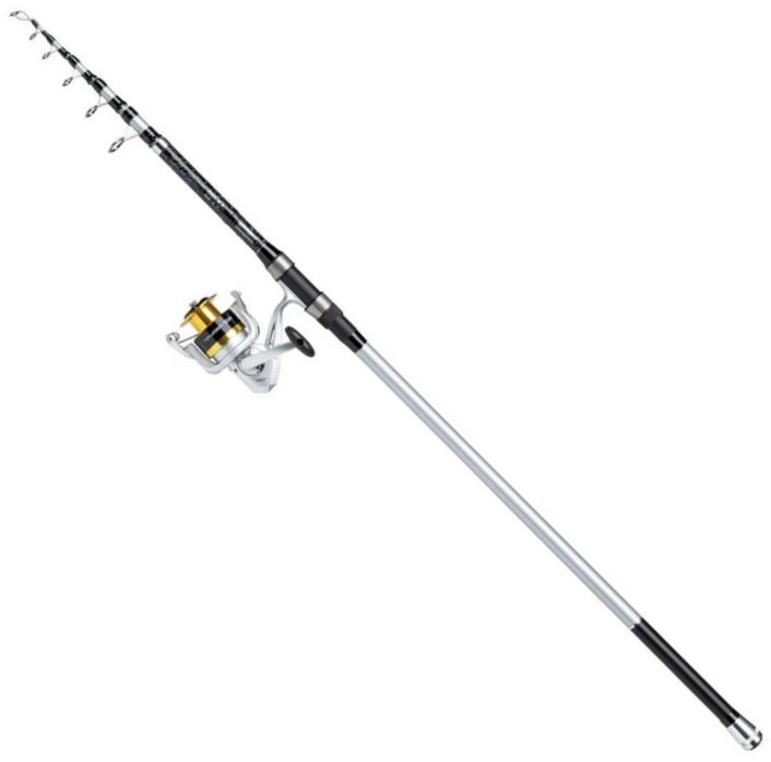 Combo Mitchell Tanager SW Surf Tele Pro M, 80-150g, 4.00m, 7seg