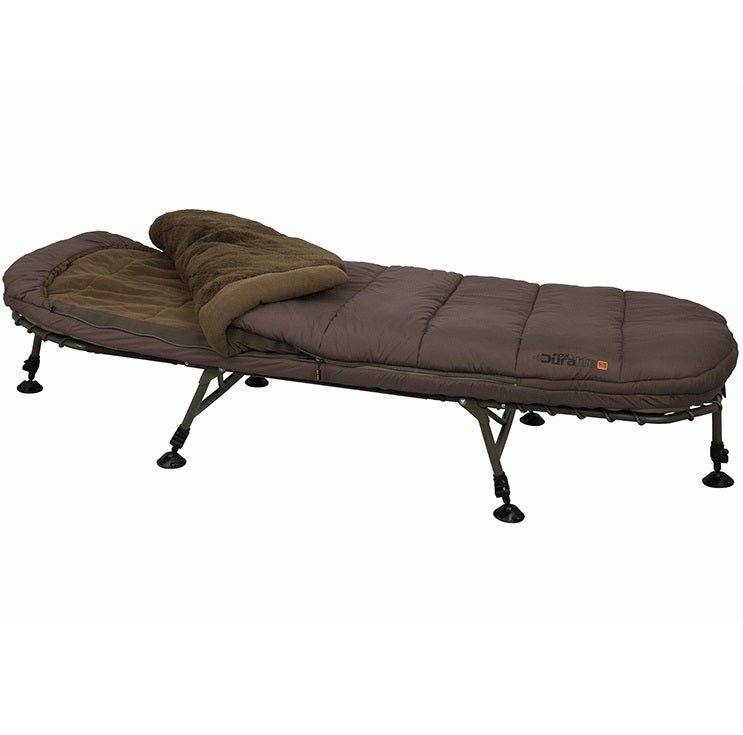 Combo Pat Pescuit Plus Sac de Dormit Fox Duralite 5 Season System 202x78cm