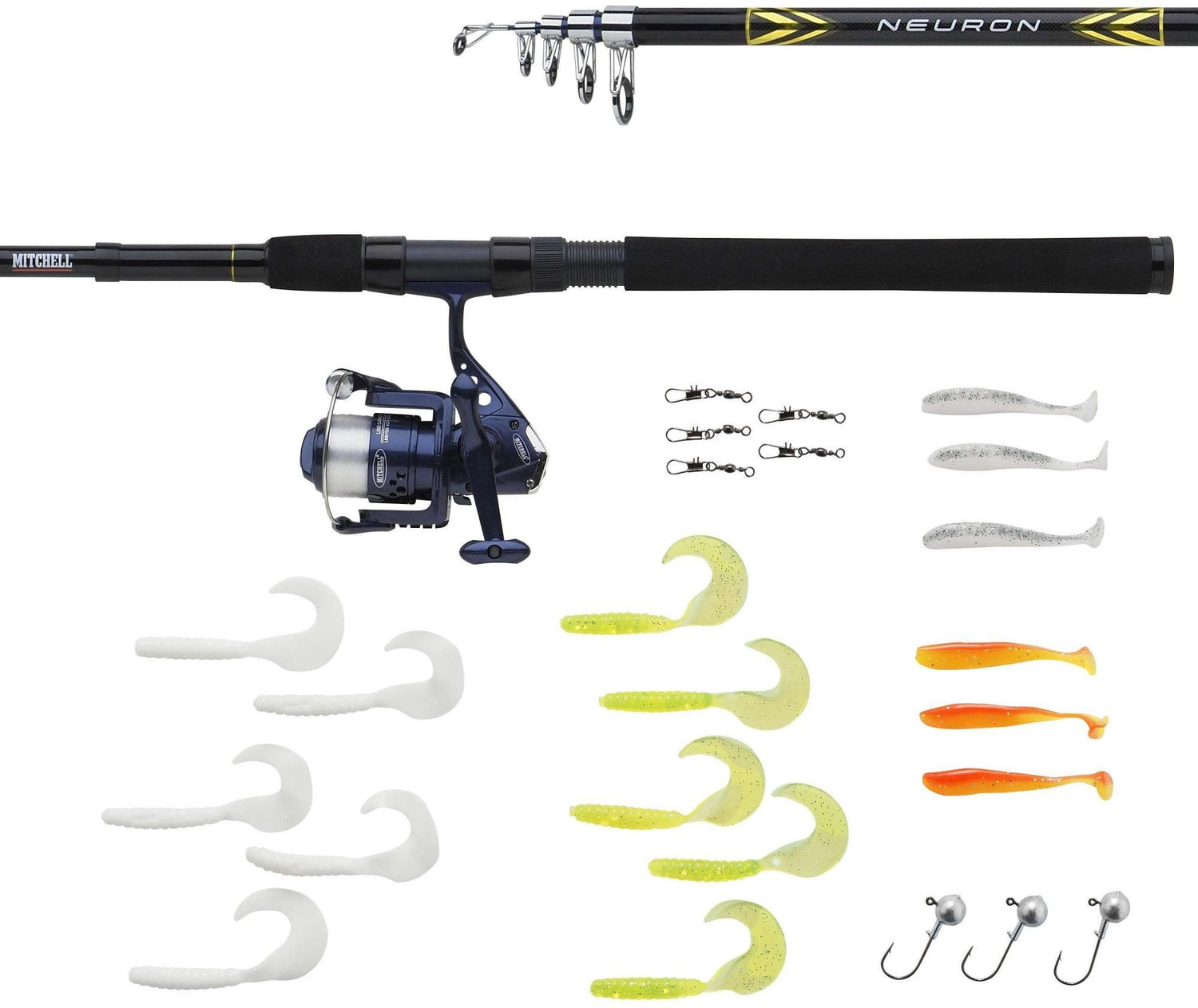Combo Spinning Mitchell Neuron Sw Spin Combo Tele, 10-30g, 2.10m, 5seg