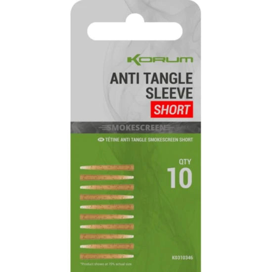 Con Anti Tangle Korum Smokescreen Anti Tangle Sleeve Short, 10buc/pac