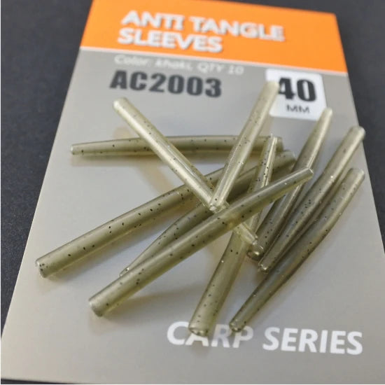 Con Antitangle Orange Anti Tangle Sleeves 40mm 10buc/plic