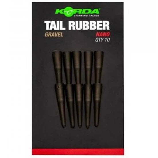 Con Plumb Pierdut Korda Nanotail Rubber 10buc/pac, Gravel