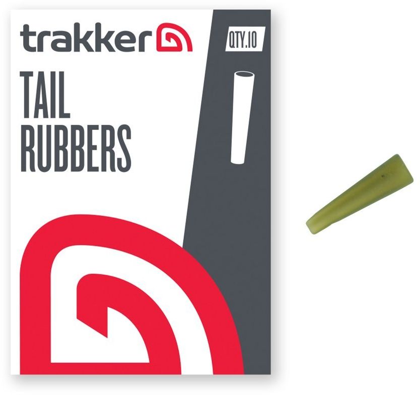 Con Plumb Pierdut Trakker Tail Rubbers, Kaki, 10buc/plic