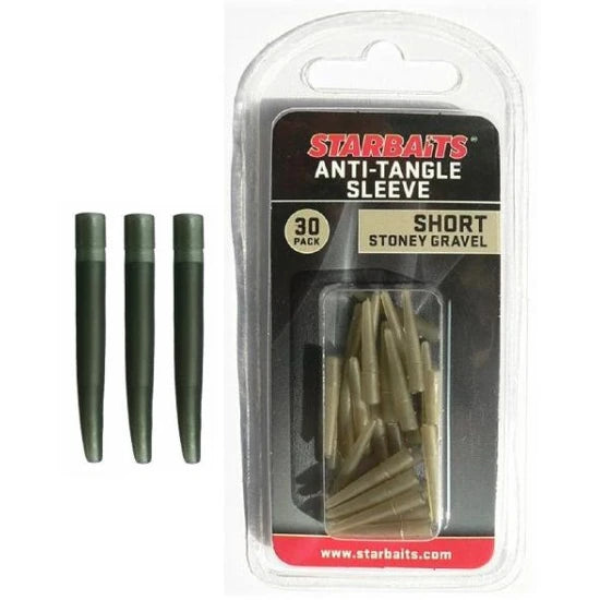 Con Starbaits Anti Tangle Sleeve Short, Green, 2cm, 30buc/pac
