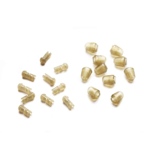 Conector Falcon Quick Change Beads, Marime L, 10 Buc/plic, Maro Transparent