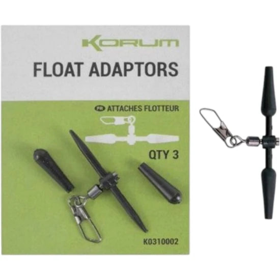 Conector Korum Float Adapters, 3buc/pac