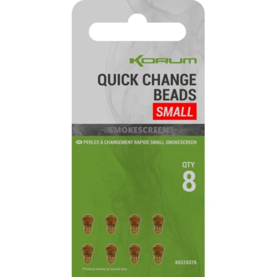 Conectori Korum Smokescreen Quick Change Beads Small, 8buc/pac