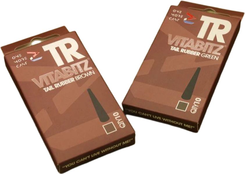 Conuri Plumb ONE MORE CAST Tackle Vitabitz Tail Rubbers Brown, 10buc/pac
