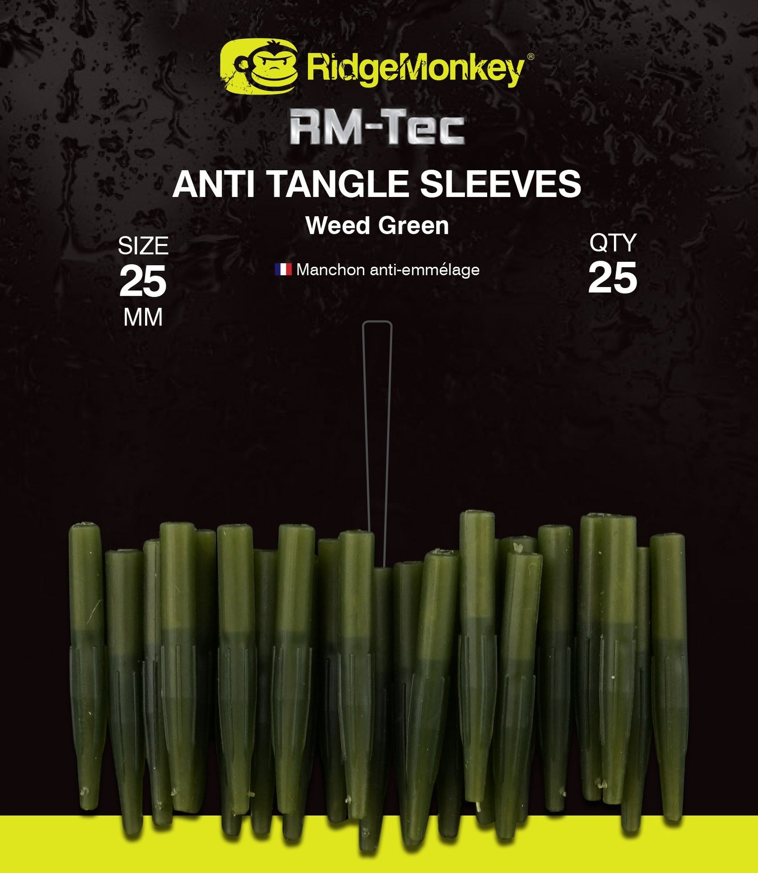 Conuri Ridge Monkey RM-Tec Anti Tangle Sleeves Weed Green Short
