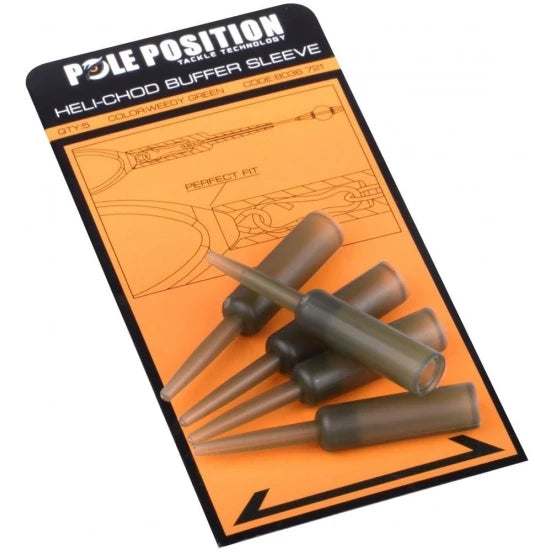 Conuri Strategy Pole Position Heli Chod Buffer, Muddy Silt,  5buc/plic