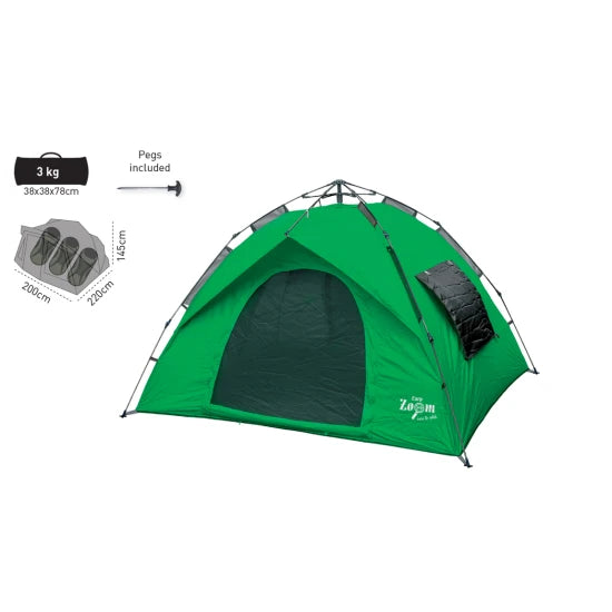 Cort Carp Zoom Quick Set Up Tent, 200x220x145cm