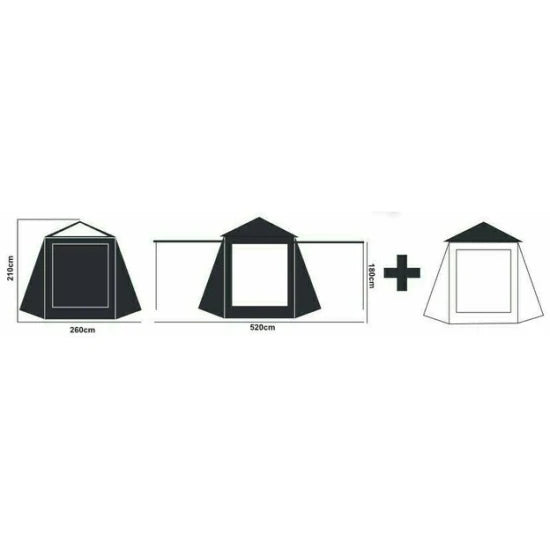 Cort Prologic Utilitar 1 Persoana Fulcrum 260 X 210cm