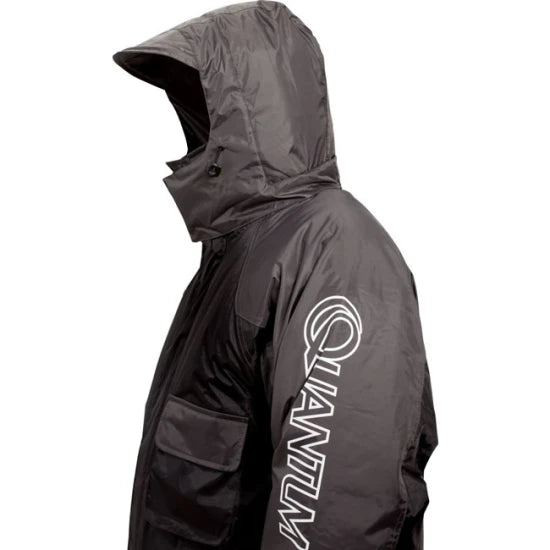 Costum Quantum Kids Winter Suit, Black Grey, Marimea 152