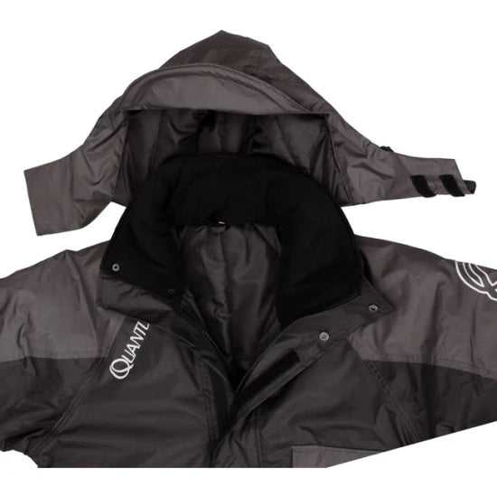 Costum Quantum Kids Winter Suit, Black Grey, Marimea 152