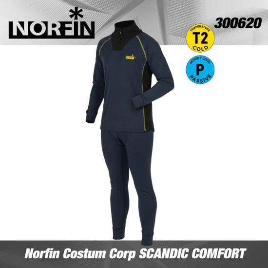 Costum De Corp Norfin Scandic Comfort Gri, Marime S