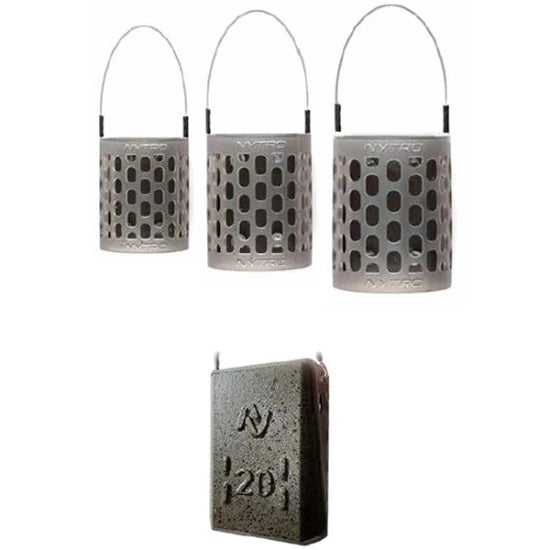 Cosulet Feeder Nytro Targetz Open-end Cage Feeders, Marime M, 30g