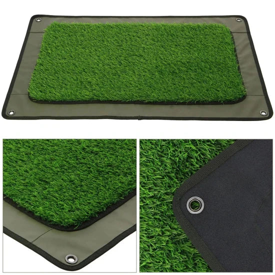 Covoras Impermeabil Cu Gazon Artificial Ngt Bivvy Mat, 70x50cm