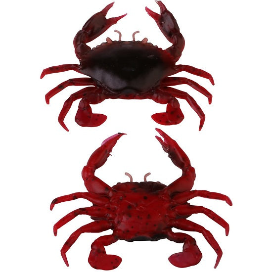 Crab Savage Gear 3D Manic Culoare Rosu/Negru 5cm 4buc/plic