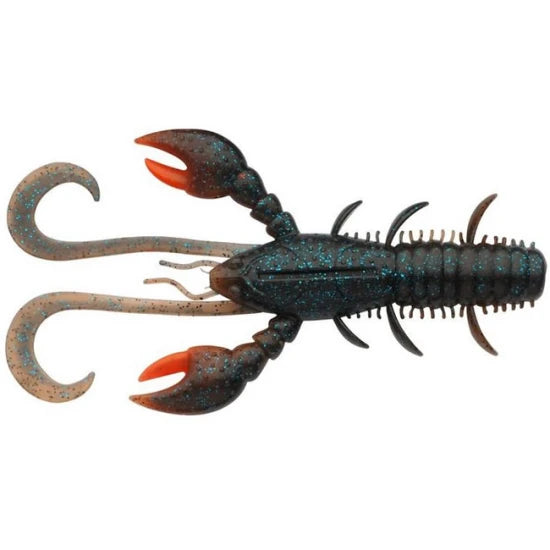 Creatura Berkley Hollow Craw Dark Cray Uv Claw 10cm, 6buc