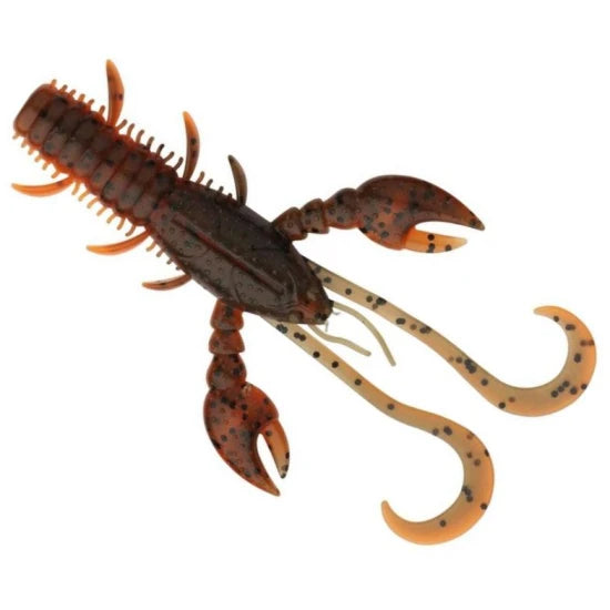 Creatura Berkley Pulse Realistic Craw Hollow, Brown Orange Uv, 7cm, 8buc/plic