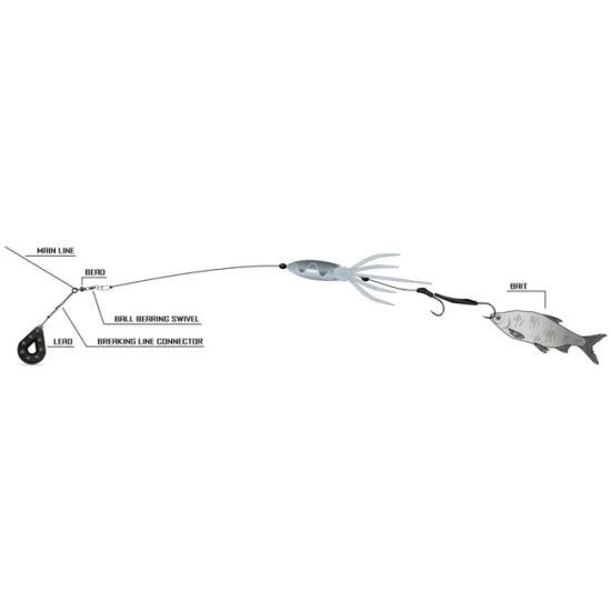 Creatura Black Cat Calamar U-float, Glow In The Dark, 20g