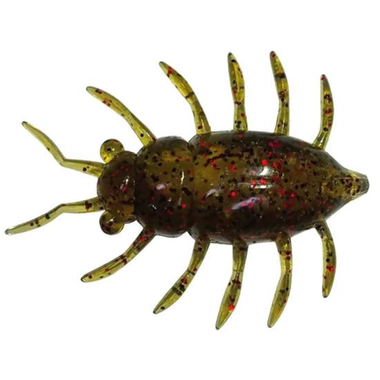 Creatura Fishpro Maybug, 2.5cm, Green Pumpkin Red And Black, 5buc/pac