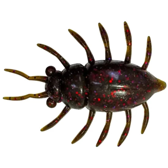 Creatura Fishpro Maybug, 3.3cm, Green Pumpkin Brown Red And Purple, 5buc/pac