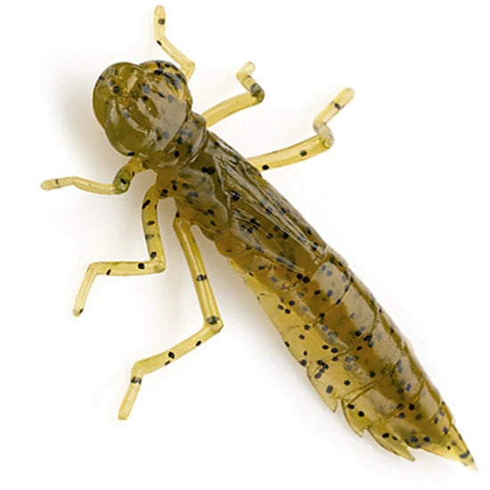 Creatura Fishup Dragonfly, 2cm, Green Pumpkin Seed, 12buc/pac