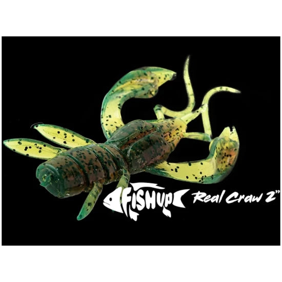 Creatura Fishup Real Craw, 3.8cm, Flo Chartreuse Green, 10buc/pac
