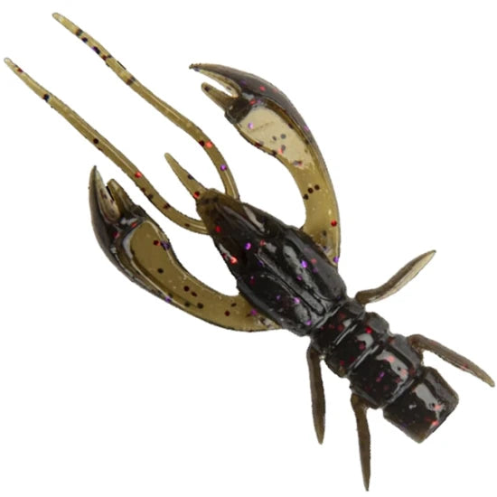 Creatura Fishup Real Craw, 3.8cm, Green Pumpkin Brown Red And Purple, 10buc/pac
