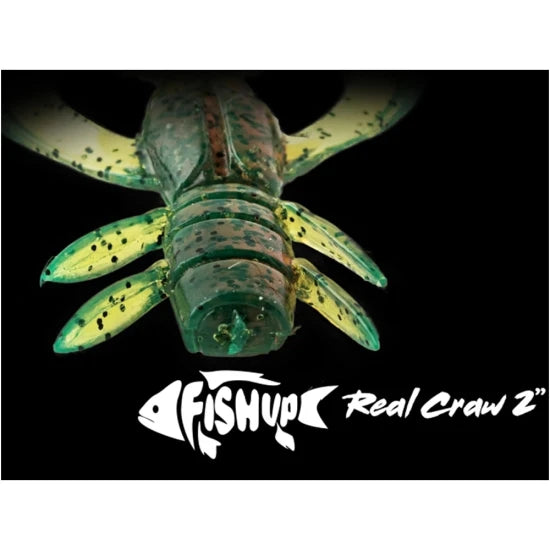 Creatura Fishup Real Craw, 5cm, Flo Chartreuse Green, 7buc/pac