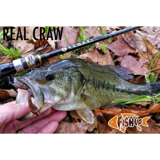 Creatura Fishup Real Craw, 5cm, Flo Chartreuse Green, 7buc/pac