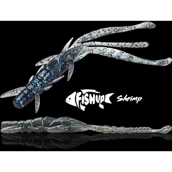 Creatura Fishup Shrimp 7.6cm, Flo Chart Green, 9buc/pac