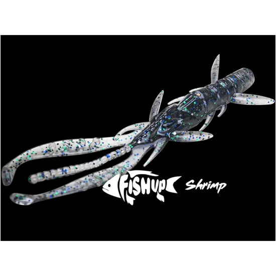 Creatura Fishup Shrimp 7.6cm, Flo Chart Green, 9buc/pac